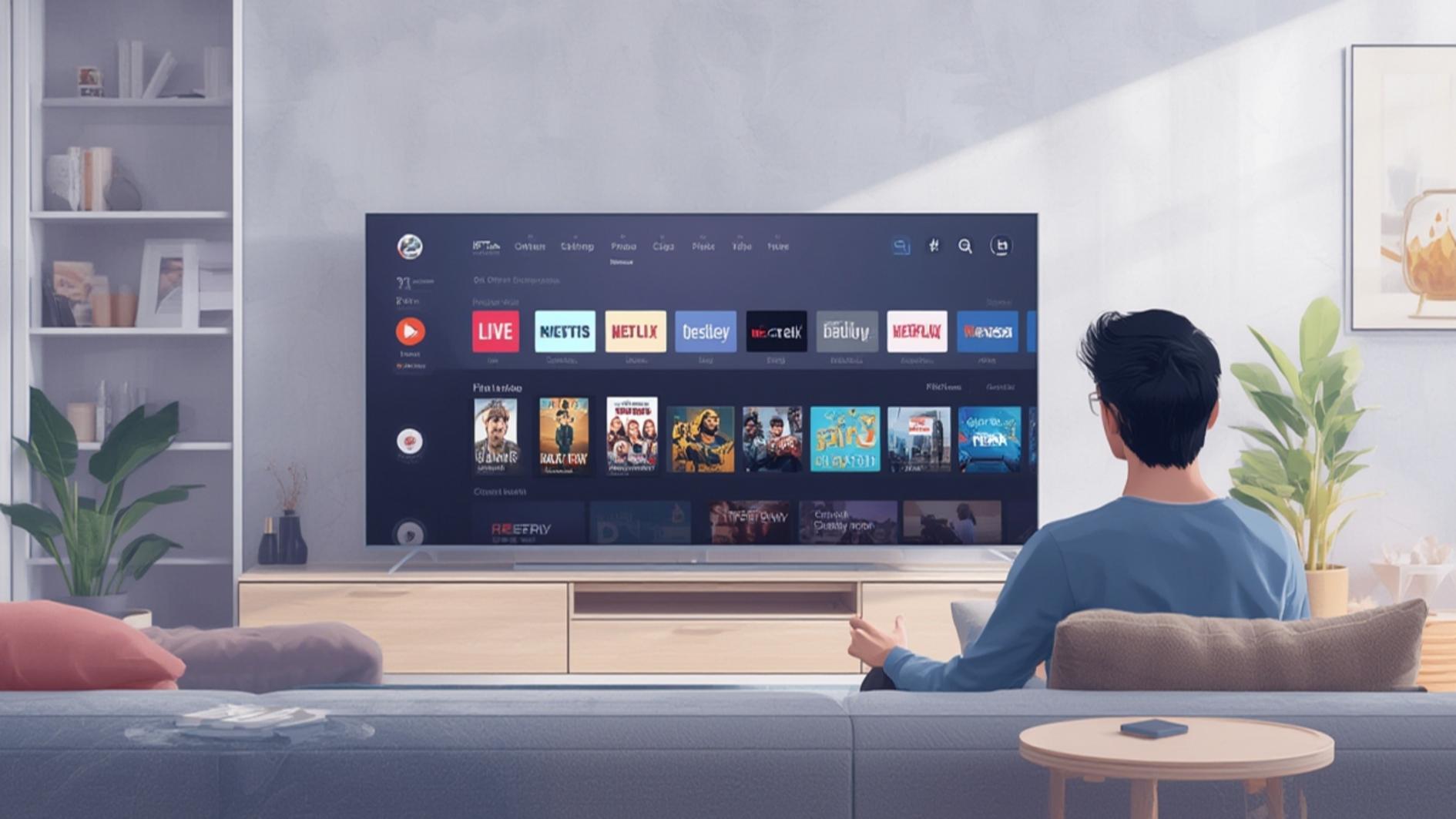 iptv service streaming interface