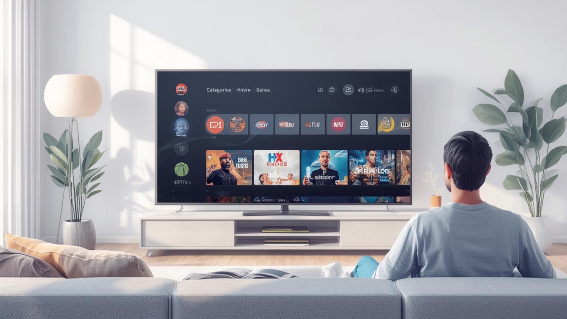 iptv streaming interface