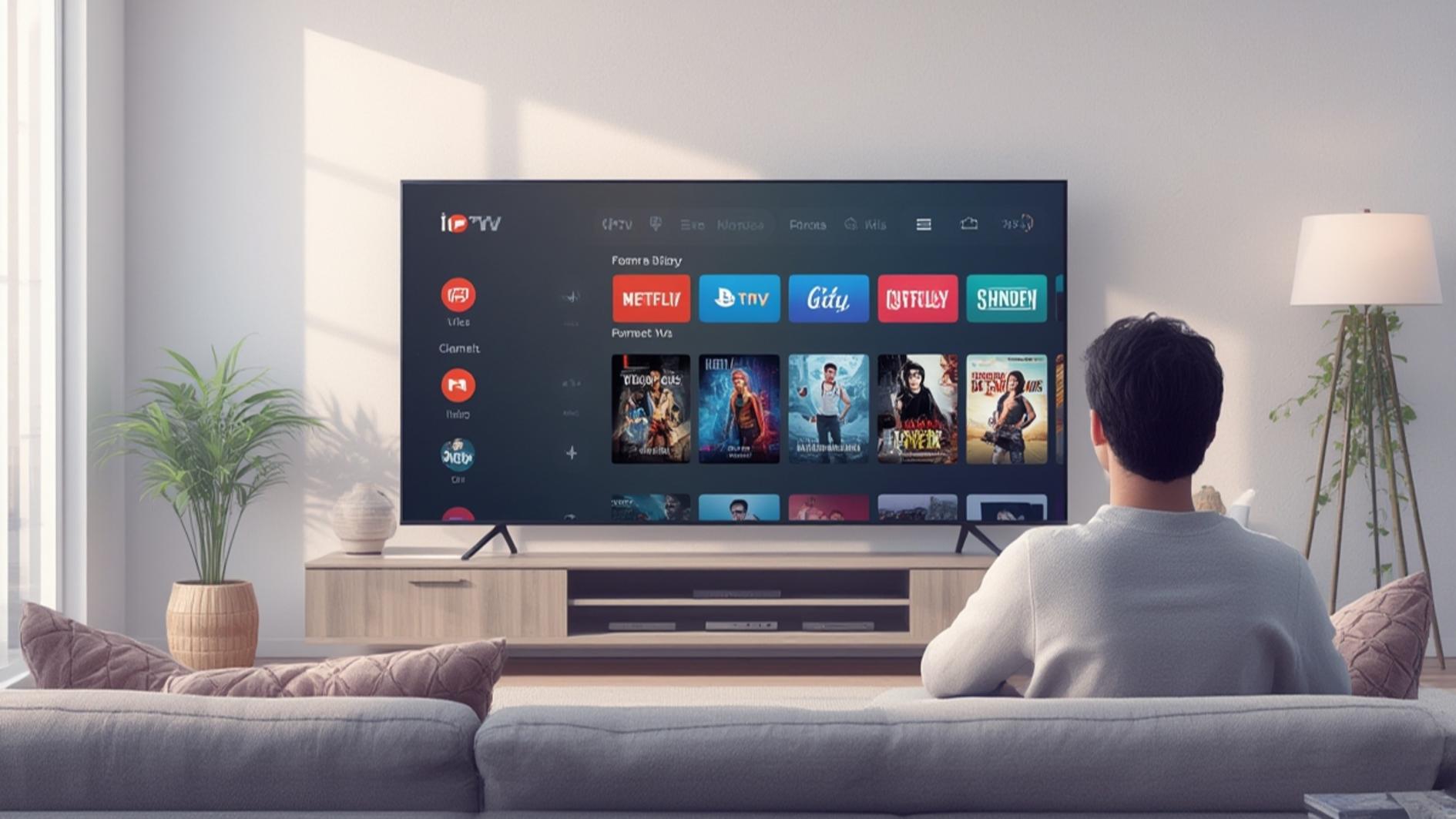 iptv streaming service interface