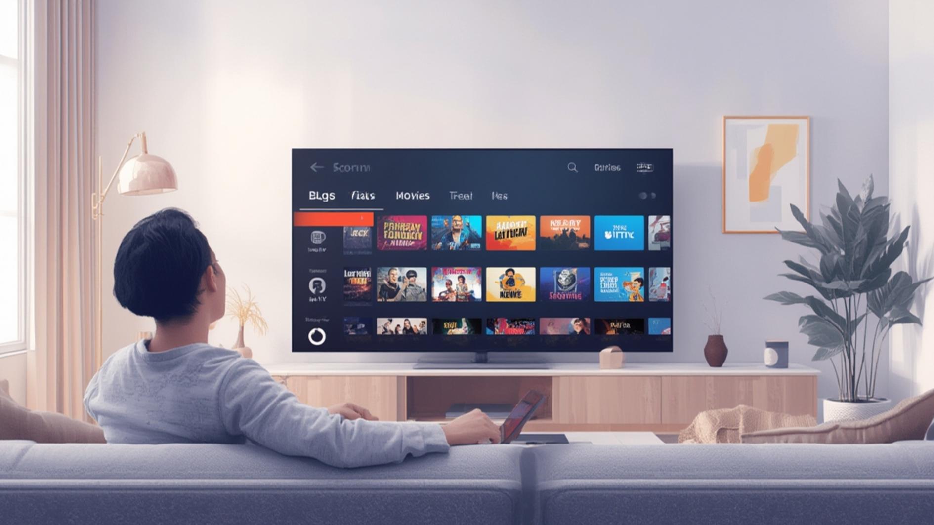 iptv streaming service interface